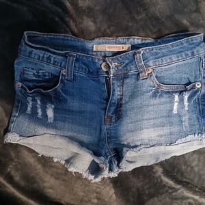 Women's Blue Denim Jean Shorts - Size 3